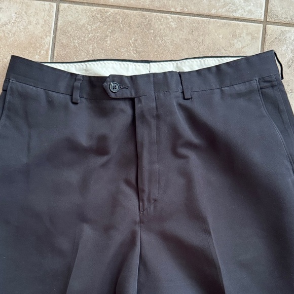 Haggar Men's Black Dress Pants - Picture 3 of 5